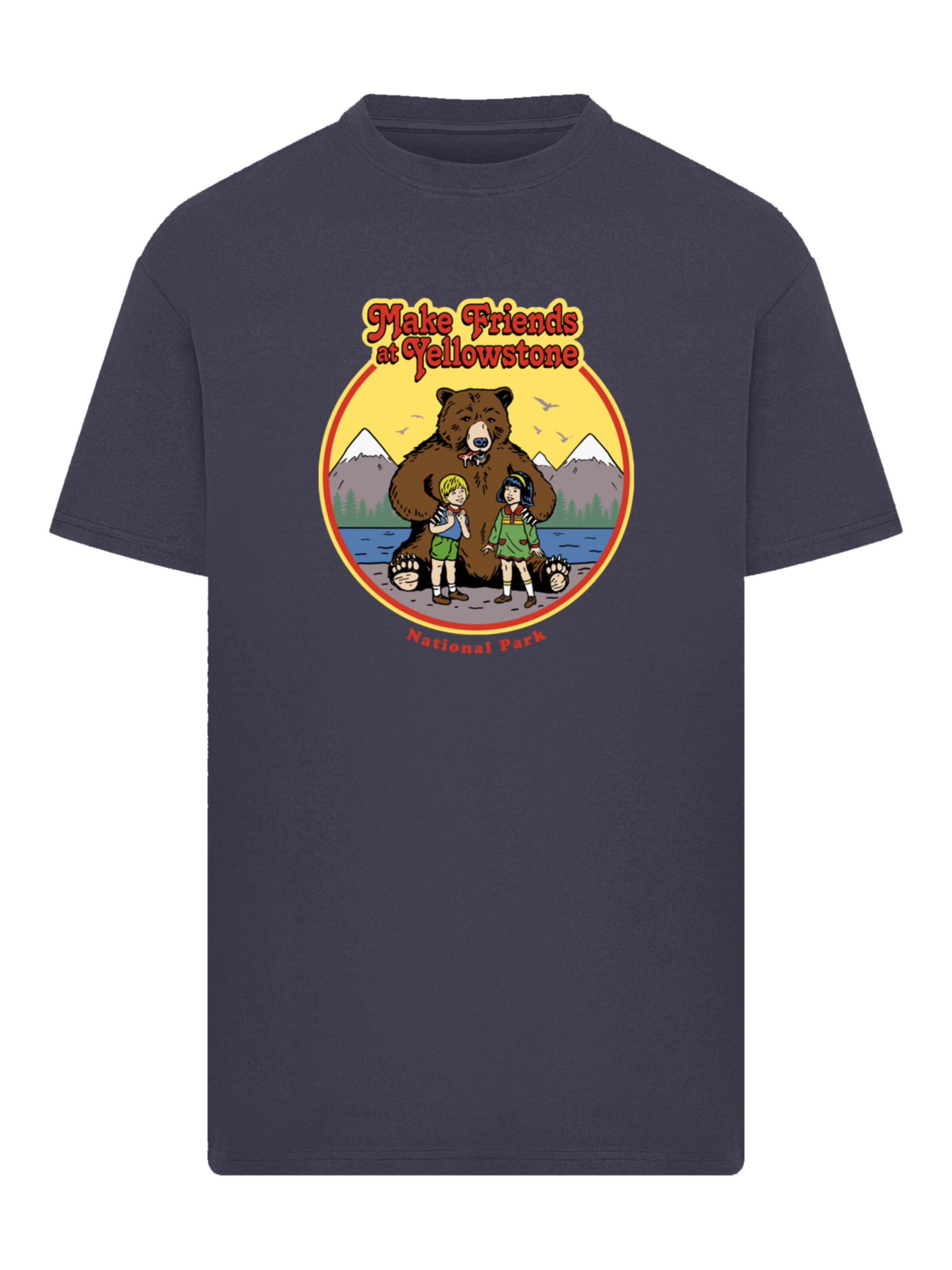 T-Shirt F4NT4STIC en bleu : devant