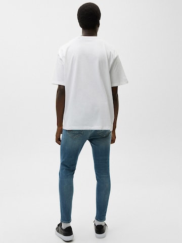 Pull&Bear Skinny Jeans in Blau