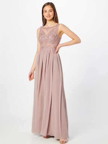 Laona Evening Dress in Purple: front