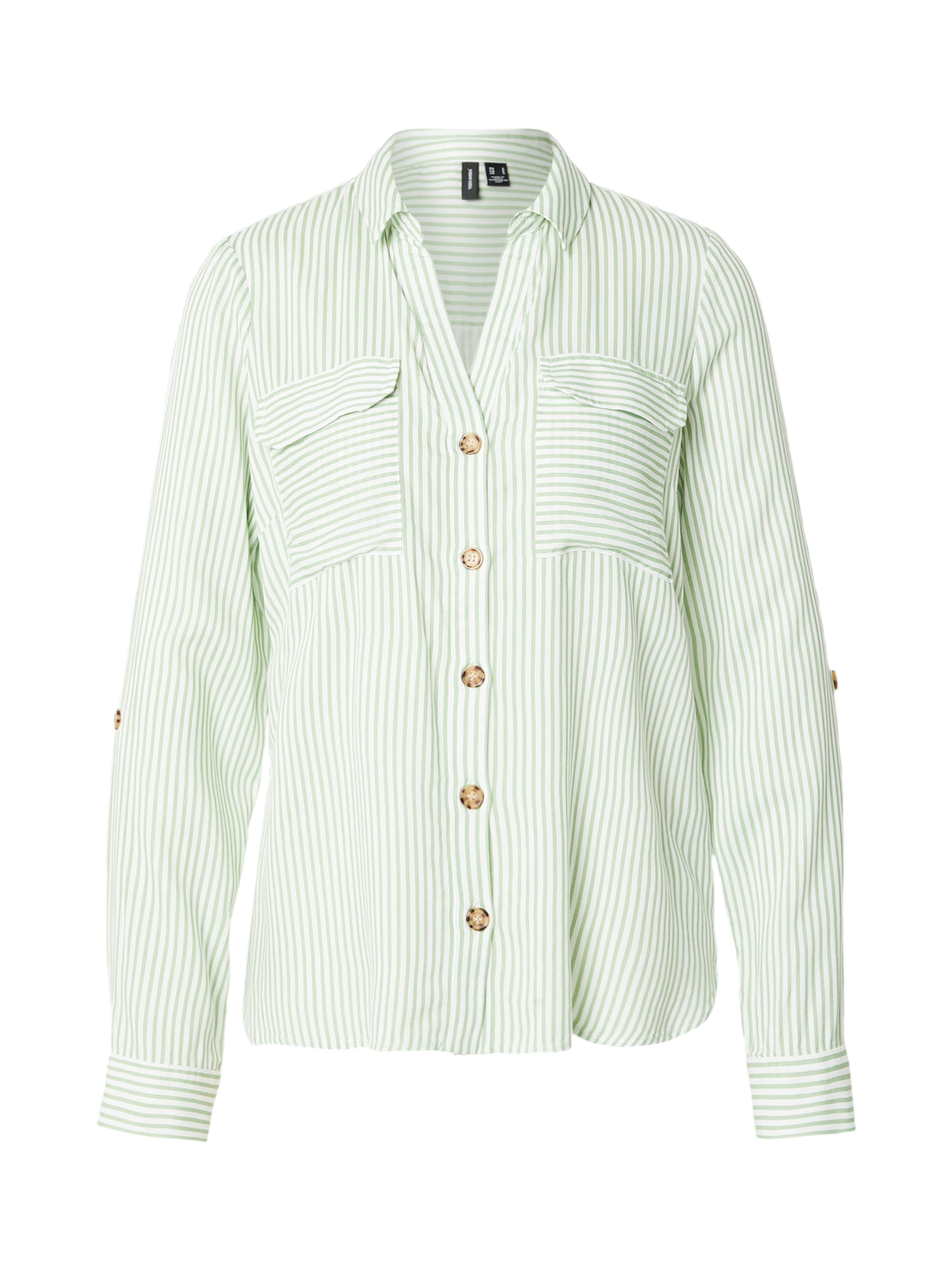 VERO MODA Blúz 'VMBUMPY' - zöld: elől