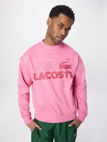LACOSTE Sweatshirt in Pink: front