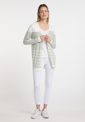 DreiMaster Maritim Knit Cardigan 'Kilata' in White