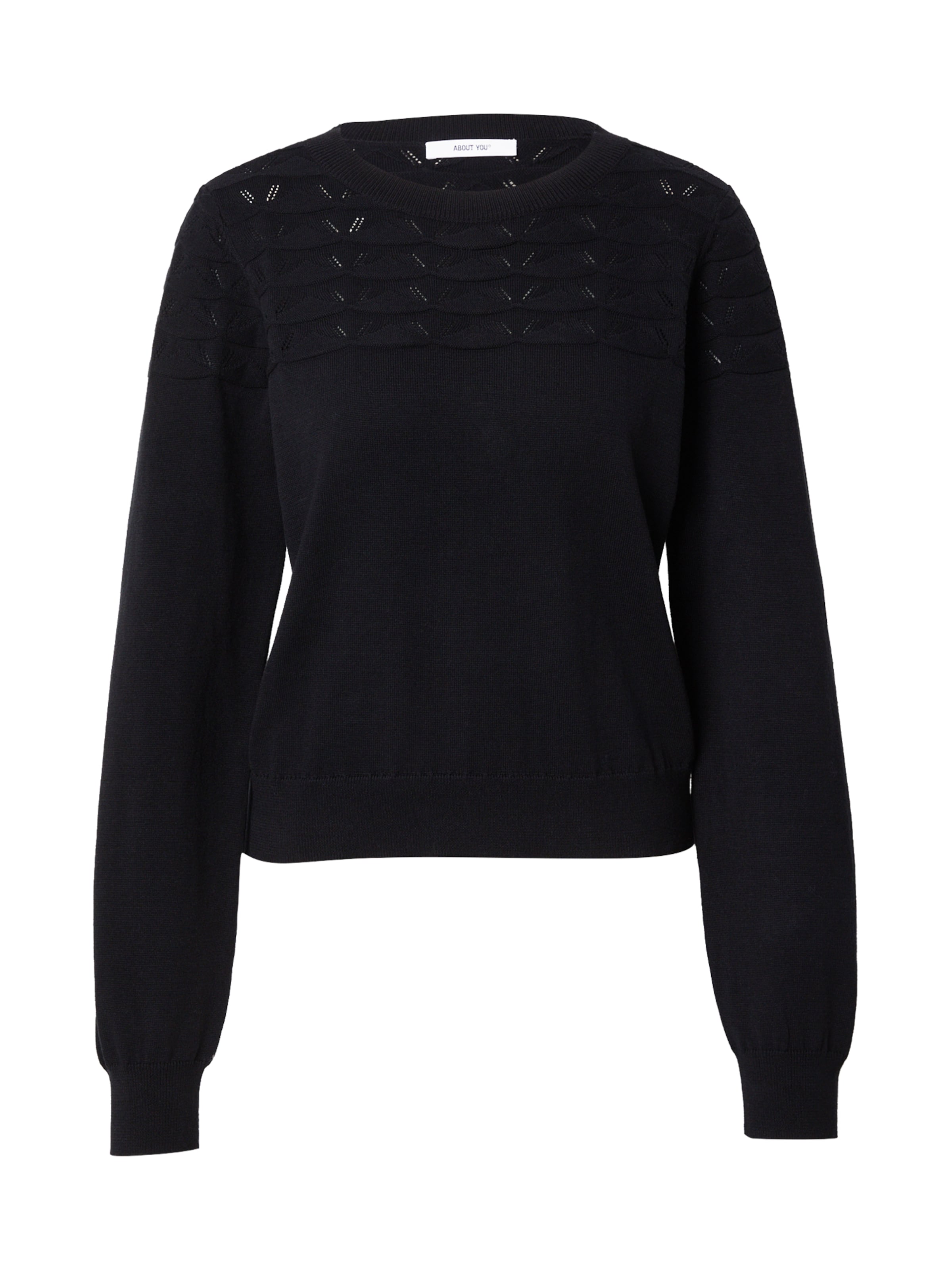 ABOUT YOU - Jersey 'Fanny' en negro: frente