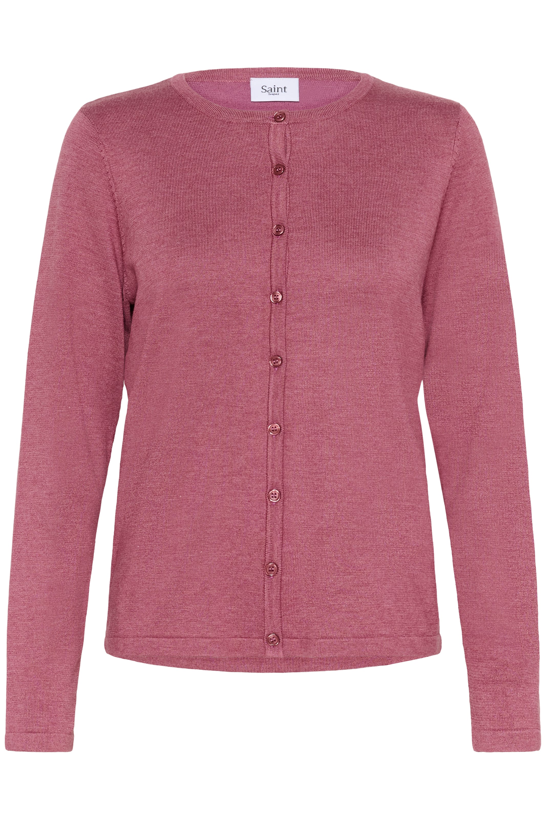 SAINT TROPEZ Knit Cardigan 'MilaSZ' in Pink: front