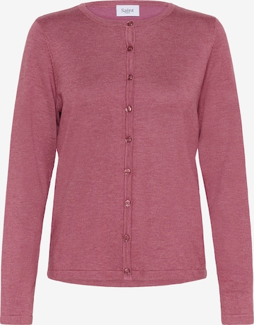 SAINT TROPEZ Knit Cardigan 'MilaSZ' in Pink: front