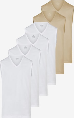 Ragman Undershirt 'Basic' in Brown: front