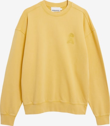 ARMEDANGELS Sweatshirt in Geel: voorkant