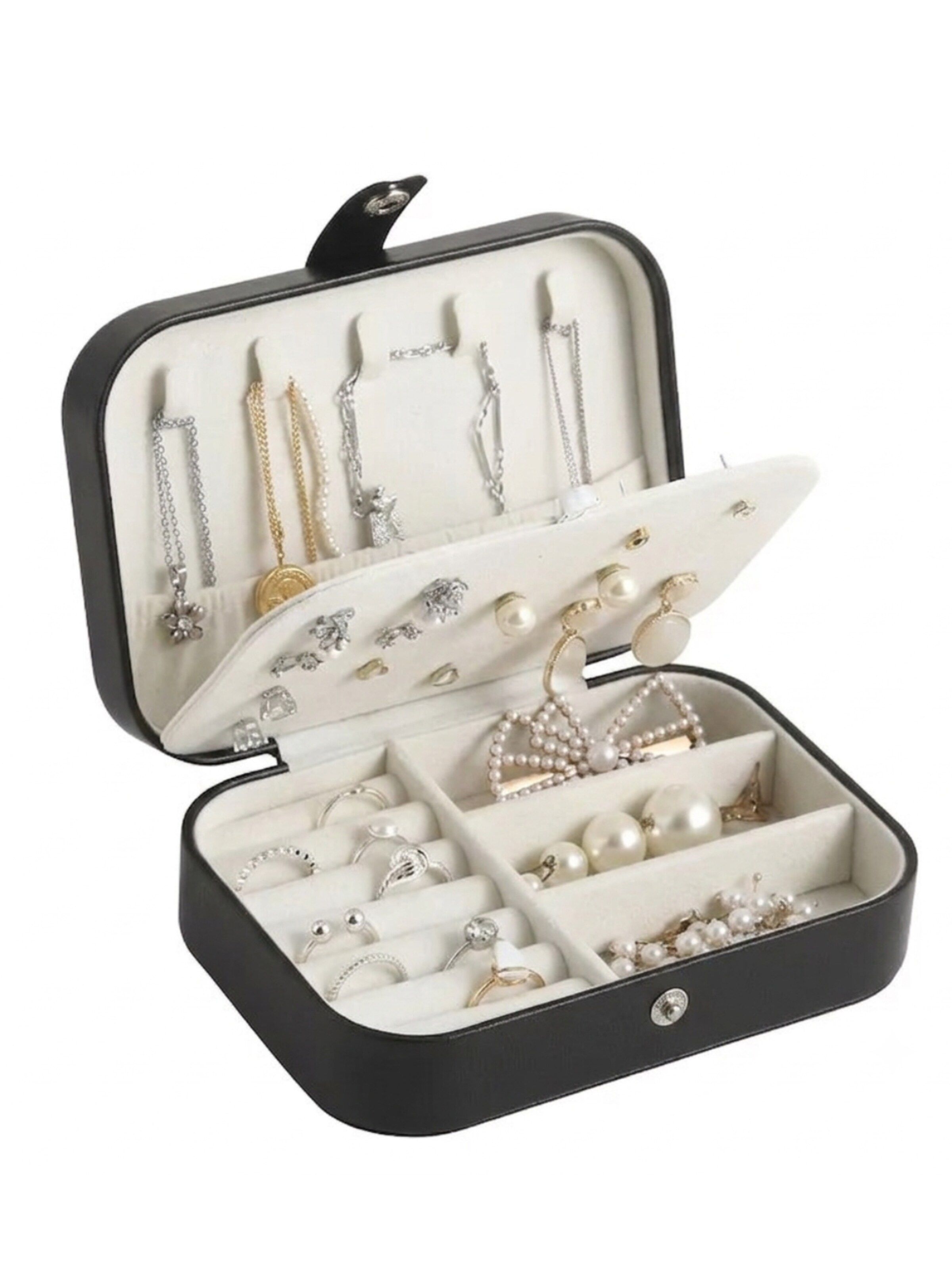 MEVYRA Jewelry Storage in Black: front