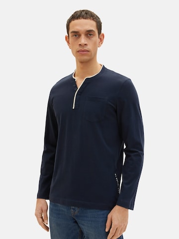 T-Shirt TOM TAILOR en bleu : devant