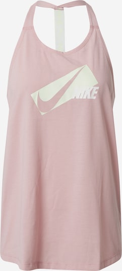 NIKE Sports top 'Elastika' in Dusky pink / White, Item view