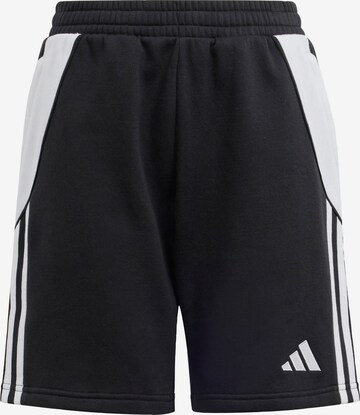 ADIDAS PERFORMANCE Regular Workout Pants 'Tiro 24' in Black: front