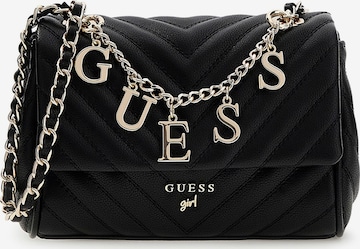 GUESS Õlakott, värv must: eest vaates