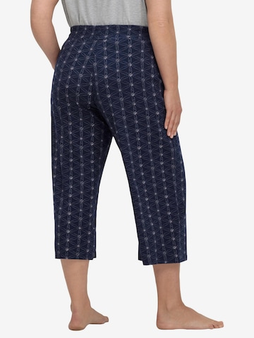 SHEEGO Pyjamahose in Blau