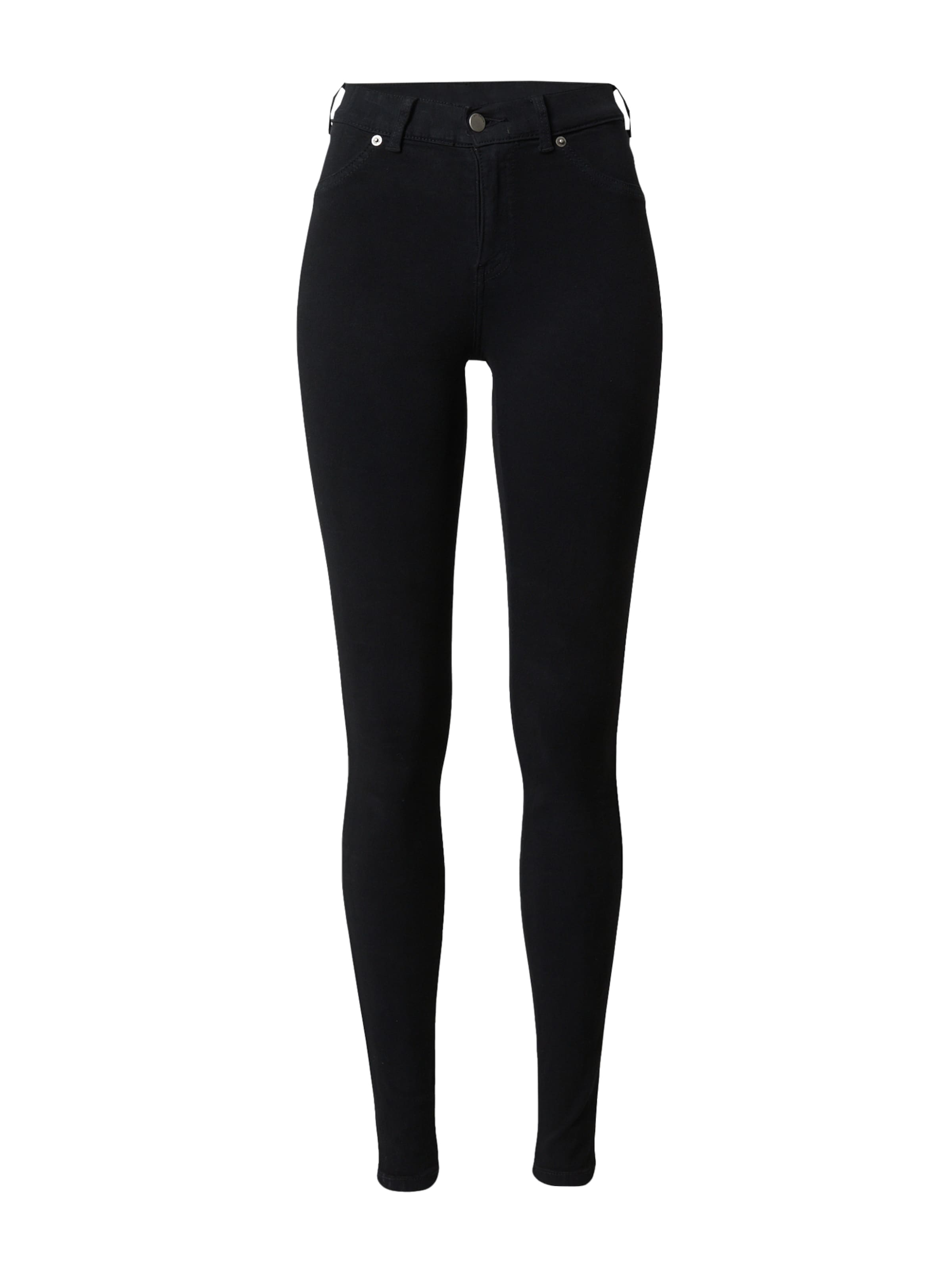 Dr. Denim Skinny Jeggings 'Plenty' in Schwarz: Vorderseite
