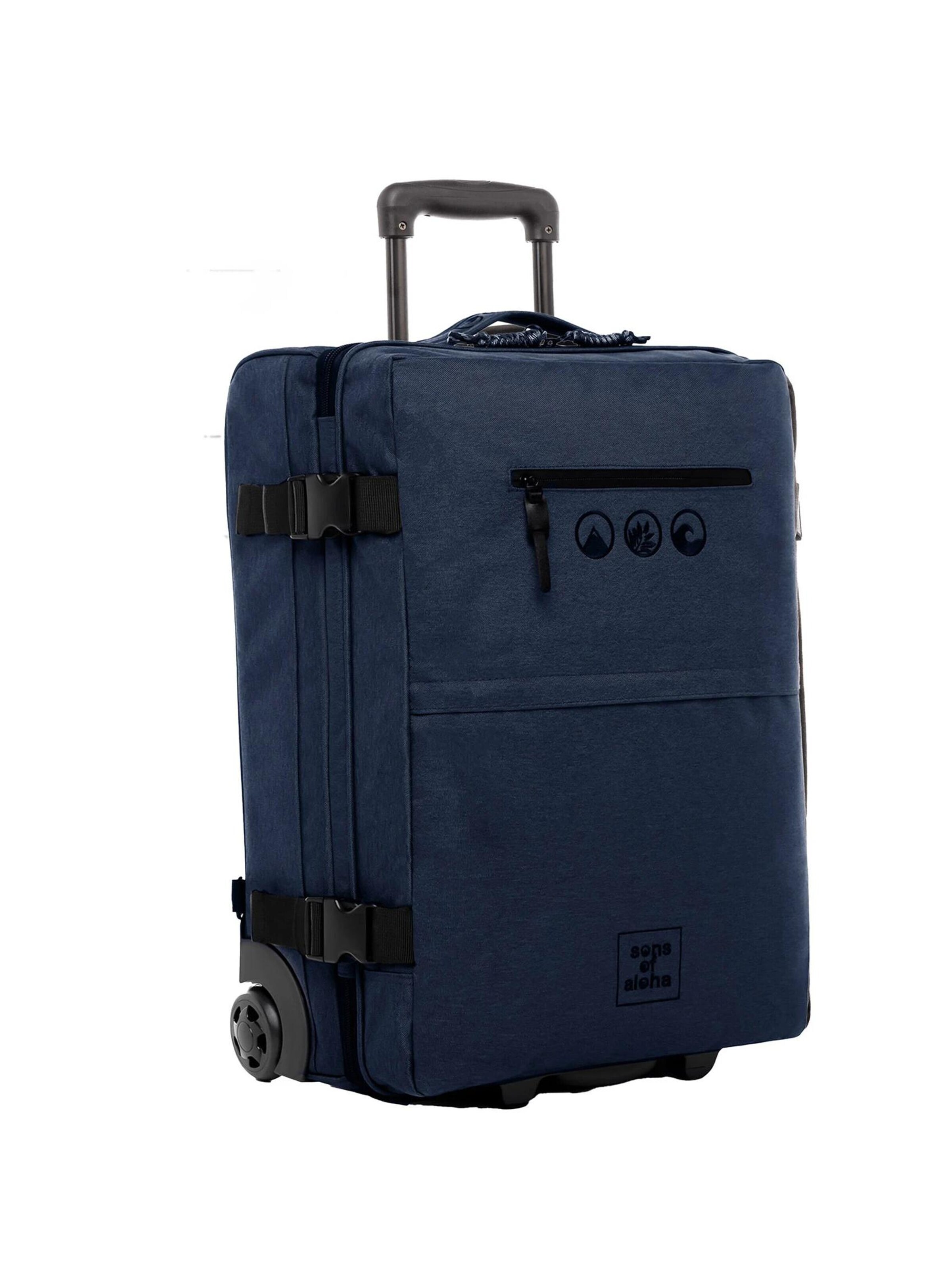 SONS OF ALOHA Cart 'Koffer & Rucksack KANE' in Blue: front