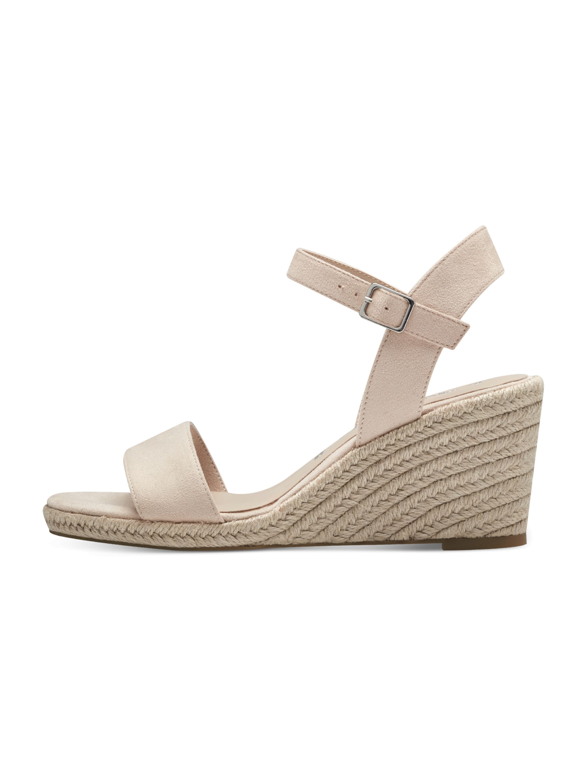 Tamaris Strap Sandals in Beige: front