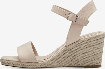 TAMARIS Sandaal in Beige: voorkant