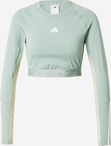 Maglia funzionale 'Hyperglam' di ADIDAS PERFORMANCE in verde: frontale