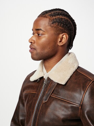 FREAKY NATION Between-Season Jacket 'Fly' in Brown