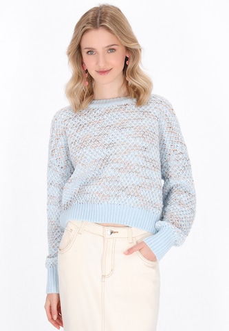 MYMO - Pullover em azul: frente