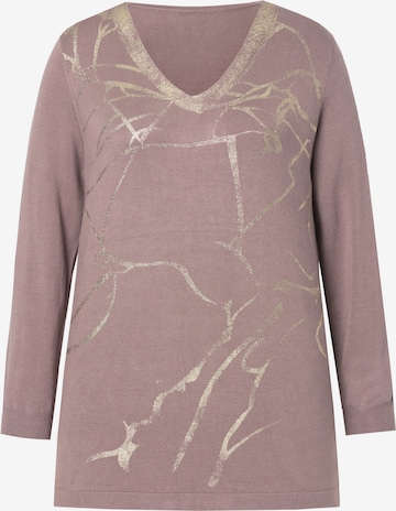 MIAMODA Sweater in Pink: front