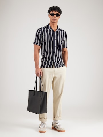 INDICODE JEANS Regular Fit Paita 'Olly' värissä sininen