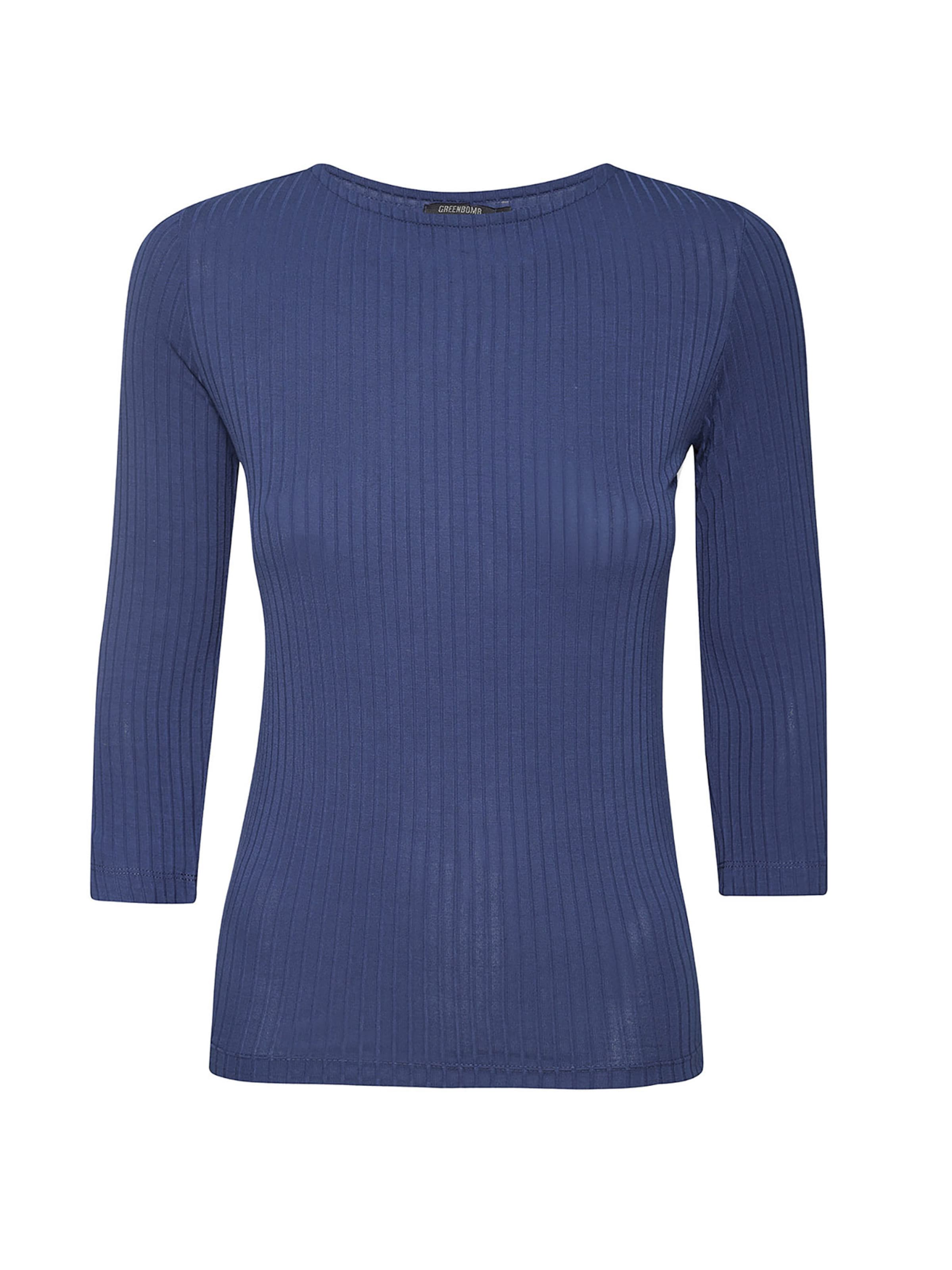 Maglietta di GREENBOMB in blu: frontale