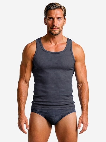 ESGE Unterhemd 'Feinripp Ringel' in Blau