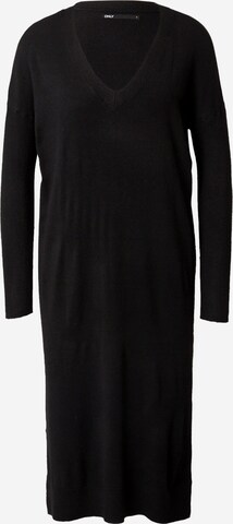 ONLY Knit dress 'IBI' in Black: front