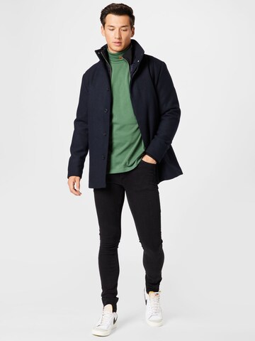 JACK & JONES Between-Seasons Coat 'Dunham' in Blue