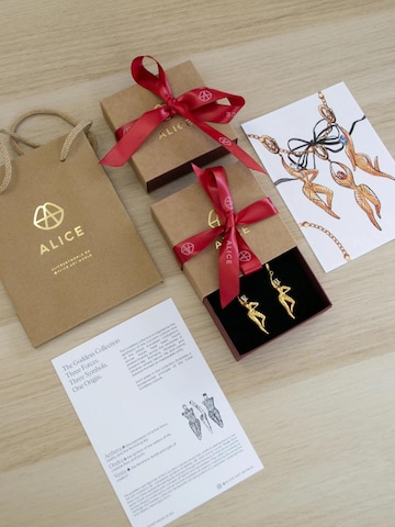 Orecchini 'Aethera' di ALICE Designs in oro