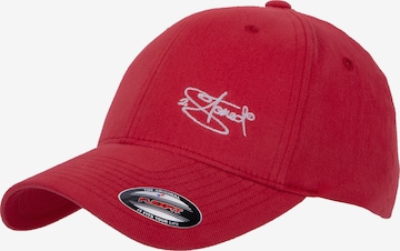 2Stoned Cap 'Flexfit Wooly Combed Classic' in Red: front