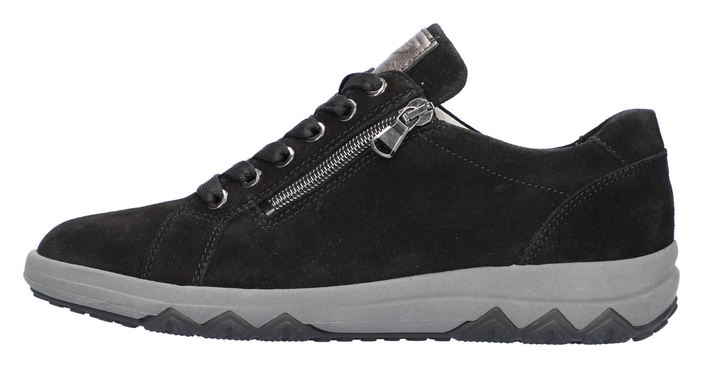 WALDLÄUFER Athletic Lace-Up Shoes in Black