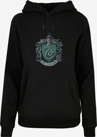 Felpa 'Harry Potter - Distressed Slytherin Crest' ABSOLUTE CULT di colore navy / grigio chiaro / verde scuro / nero, Visualizzazione prodotti