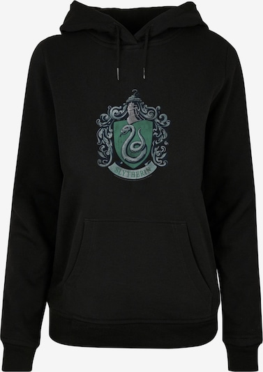 ABSOLUTE CULT Sweatshirt 'Harry Potter - Distressed Slytherin Crest' in navy / hellgrau / dunkelgrün / schwarz, Produktansicht