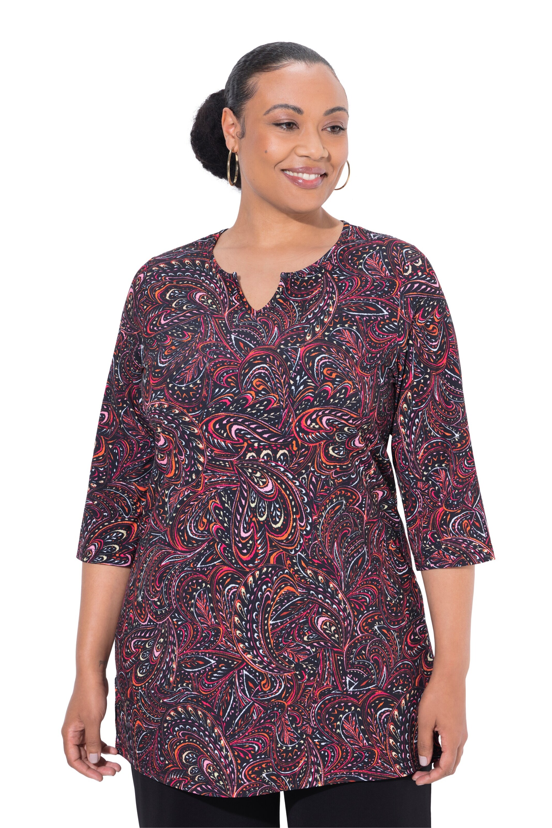 Ulla Popken Shirt in Mixed colours: front