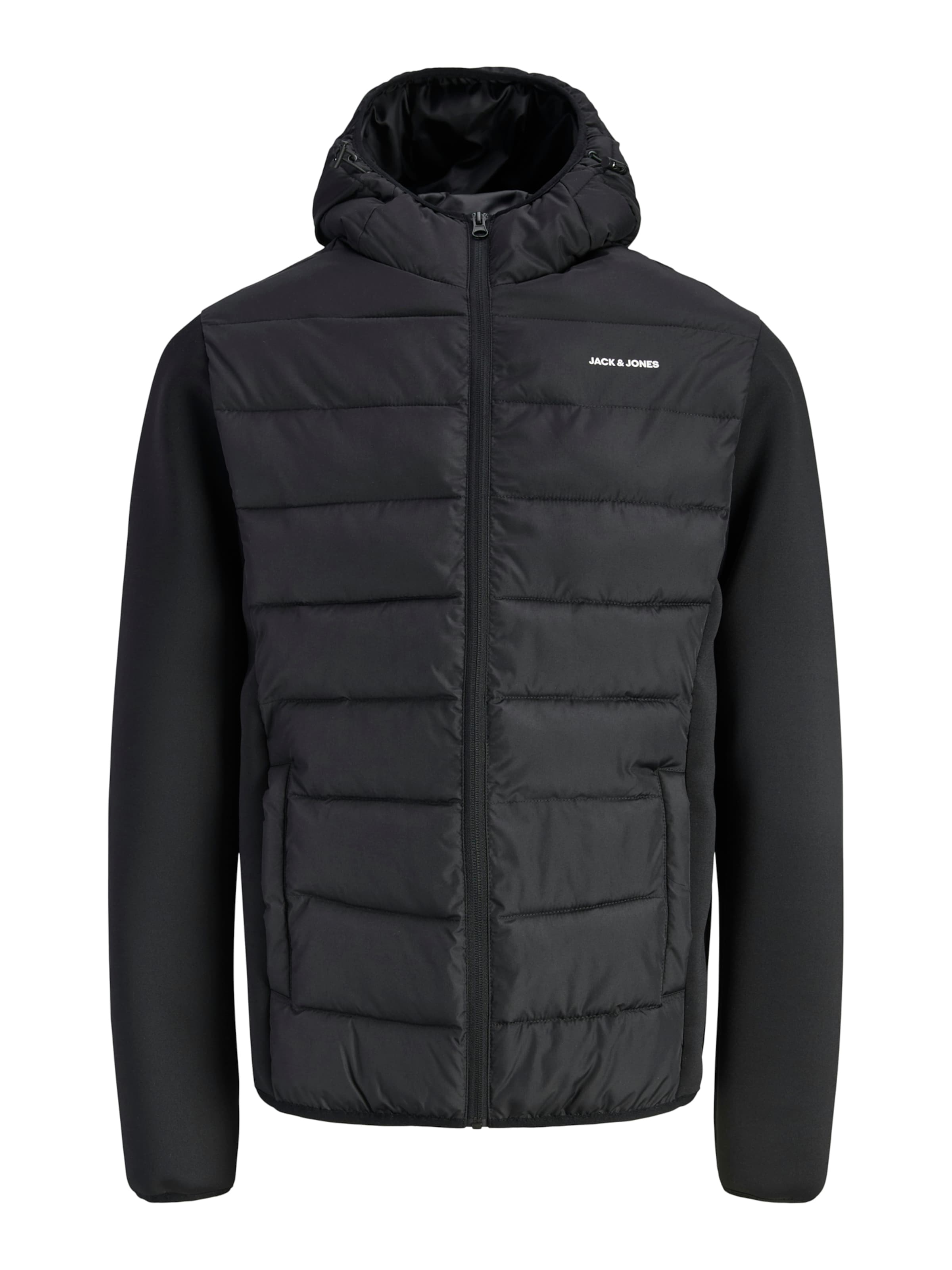 JACK & JONES Демисезонная куртка 'JWHDUST' в Черный: спереди