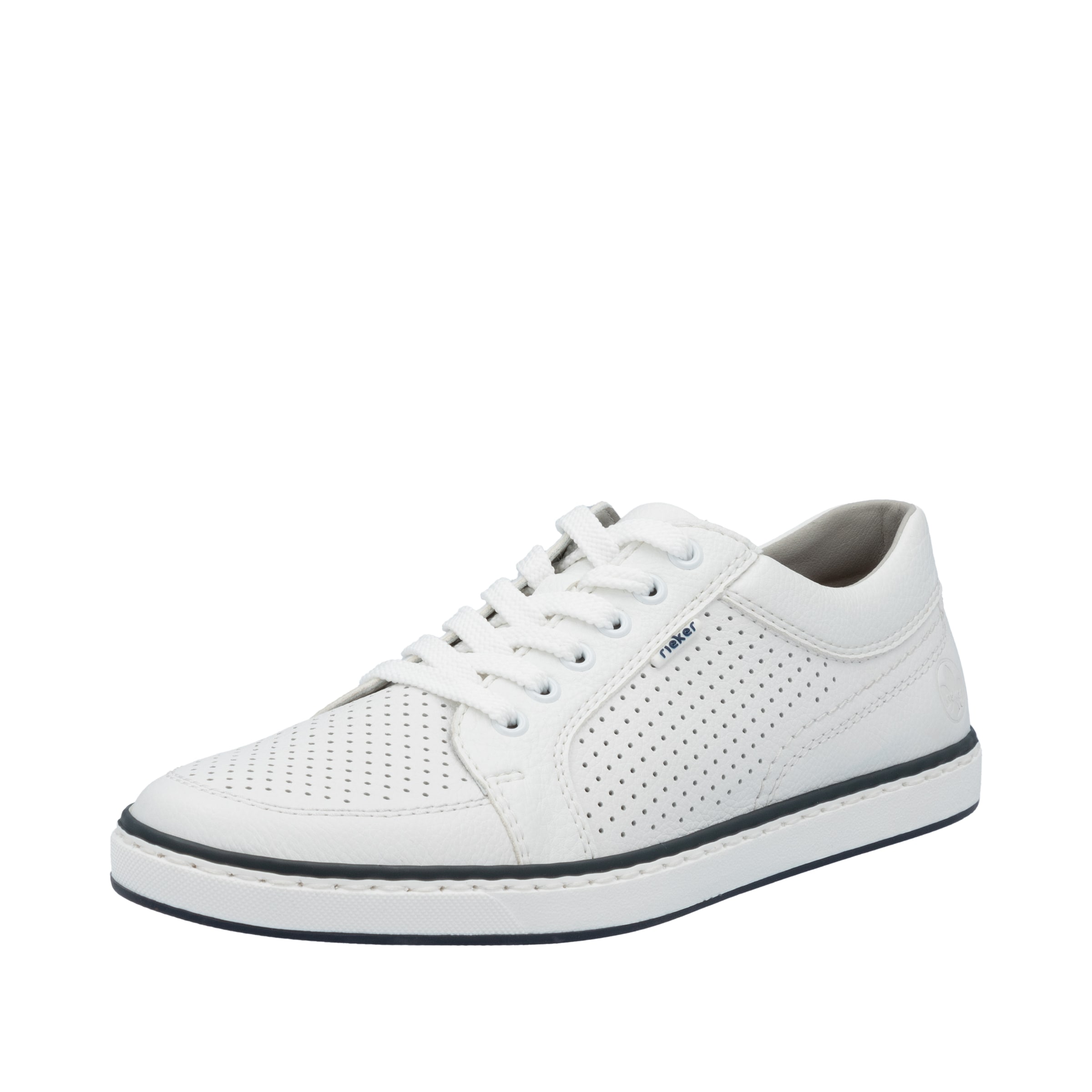 Rieker Lace-Up Shoes in White: front