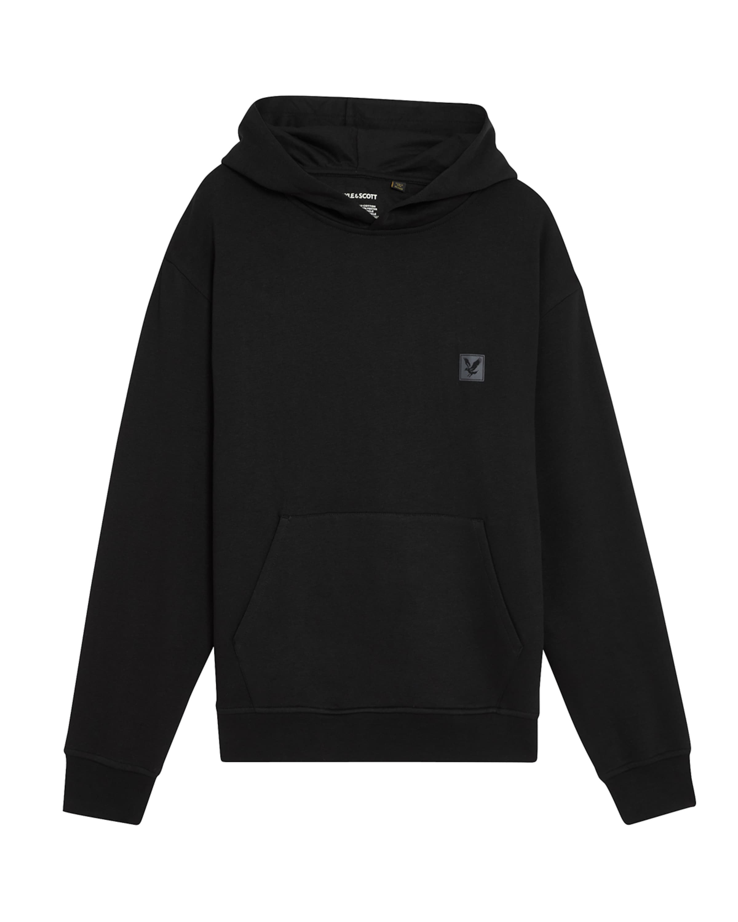 Lyle & Scott Sweatshirt in Zwart: voorkant