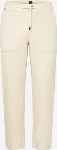 BOSS Orange Pants 'Sisla' in Beige: front