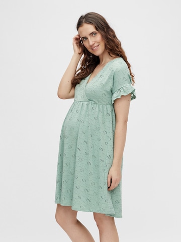 MAMALICIOUS Dress 'Dinna' in Green: front