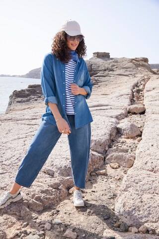 Ulla Popken Bluse in Blau