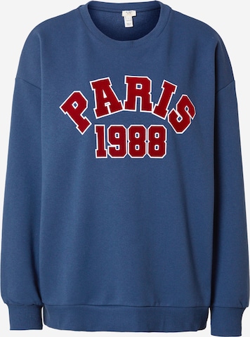 River Island Sweatshirt 'PARIS' in Blau: predná strana