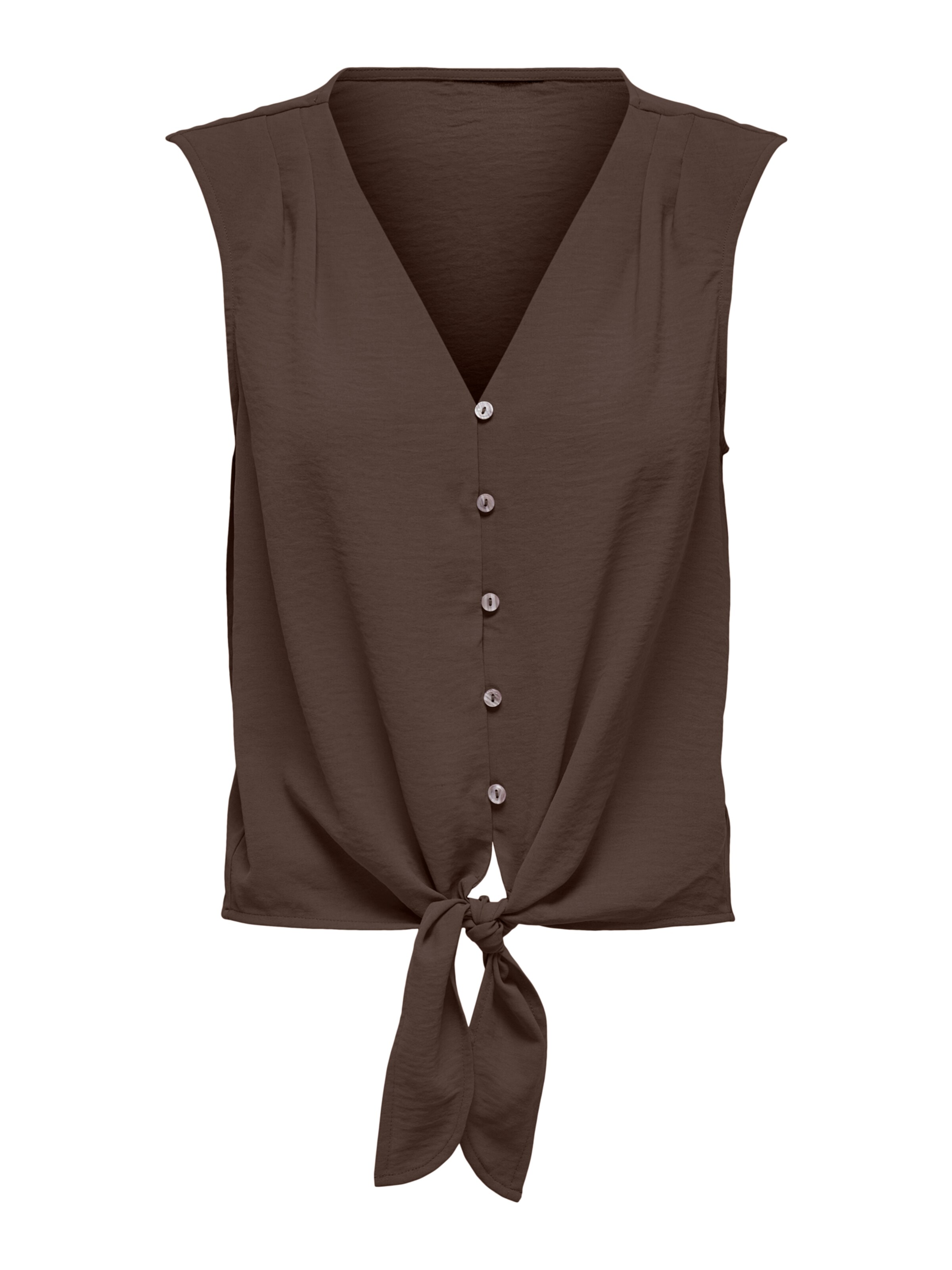 JDY Bluse 'JDYVIOLET' in Braun: Vorderseite