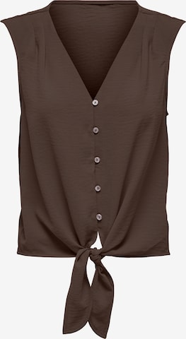 JDY Bluse 'JDYVIOLET' in Braun: Vorderseite