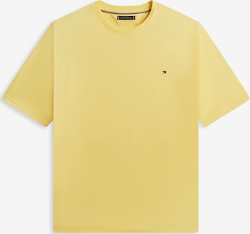 T-Shirt 'ESS SEASONAL' Tommy Hilfiger Big & Tall en jaune : devant