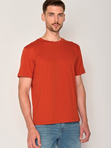GREENBOMB Shirt in Rood: voorkant