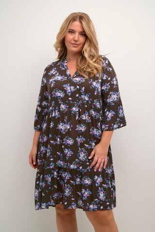 KAFFE CURVE Kleid 'Ami' in Mischfarben: Vorderseite