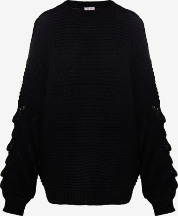 Pull-over 'Gaya' IZIA en noir : devant