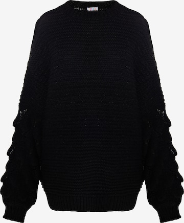 IZIA Sweater 'Gaya' in Black: front